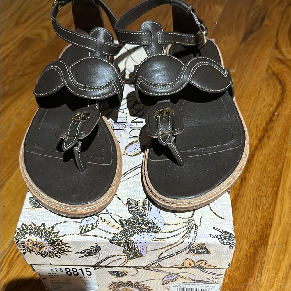 Stylish Black Sandals with Buckle Detail